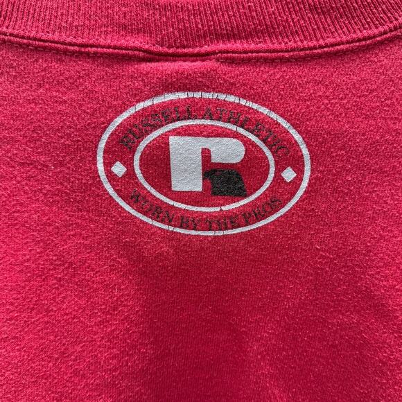 Vintage 90s Alabama Crimson Tide red Russell crewneck sweatshirt Size Large - Picture 5 of 6